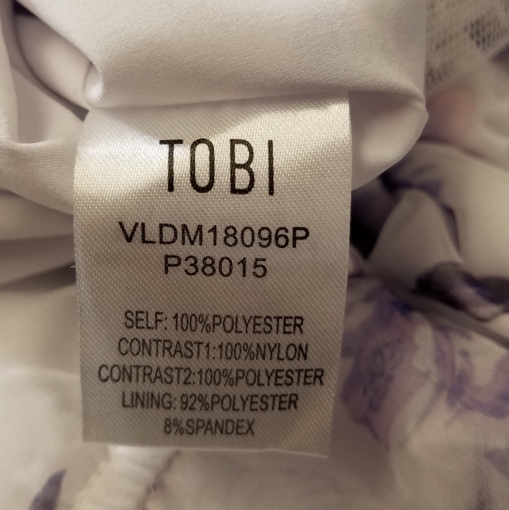 Tobi Dress Marion Off Shoulder Skater Floral - Picture 5 of 11